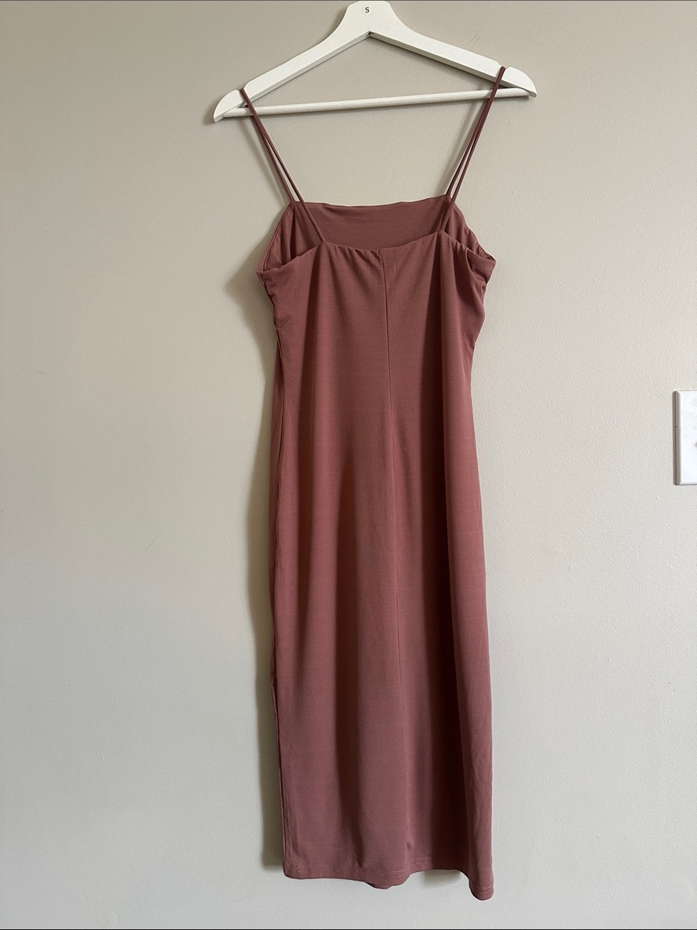 NWT Solid Stretchy Cami Bodycon Midi Dress - Picture 11 of 11